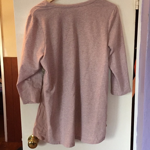 3/4 Sleeve crewneck with pockets - Picture 6 of 8